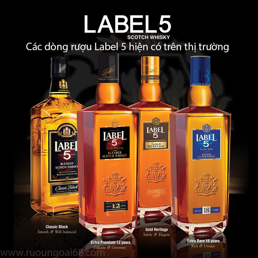Label 5 Blended Scotch Whisky