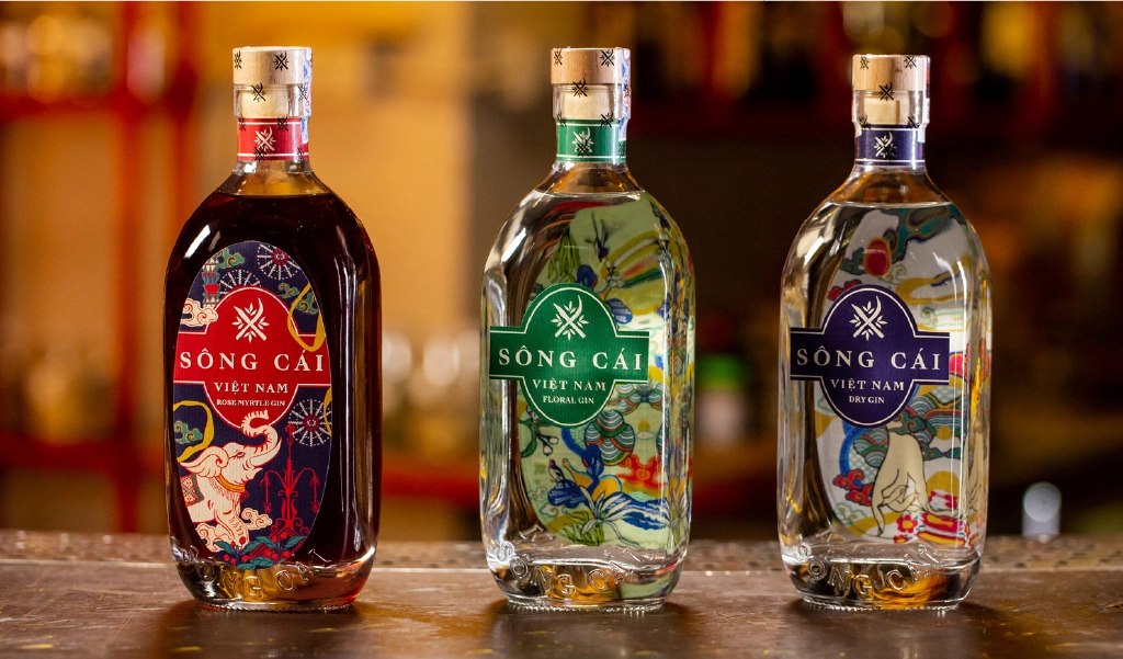 Rượu Gin Việt Nam Sông Cái Dry Gin