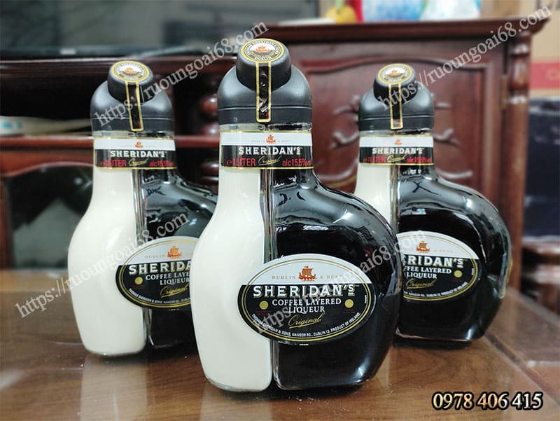 Rượu Sữa Sheridan's hai màu 2 ngăn