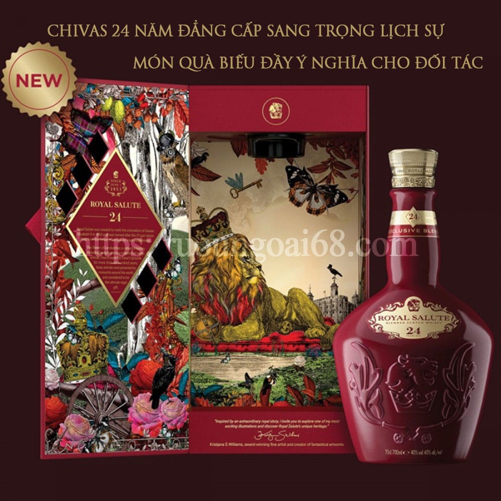 Rượu Chivas 24 Năm 4 Rượu Chivas 24 năm món quà ý nghĩa