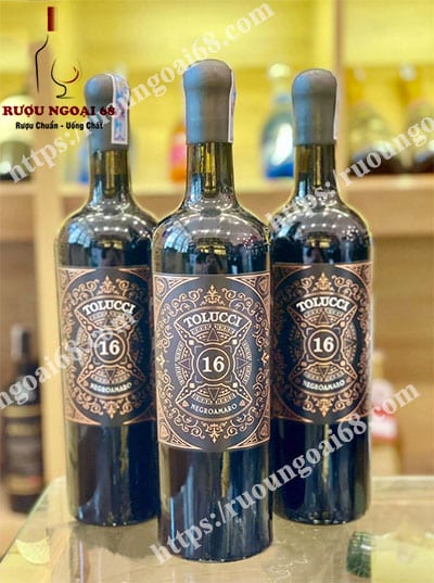 Rượu Vang Tolucci 16 độ sang trọng