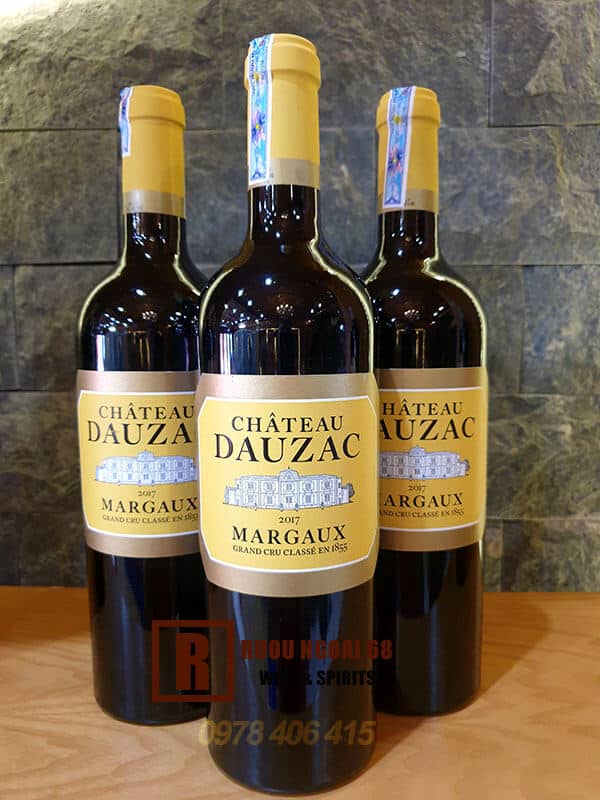 Rượu Vang Chateau Dauzac Margaux 2017 6 Rượu Vang Chateau Dauzac Marguax 2017 Grand Cru Classe