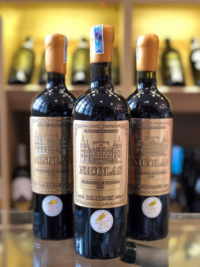 Rượu Vang Nicolas Bordeaux