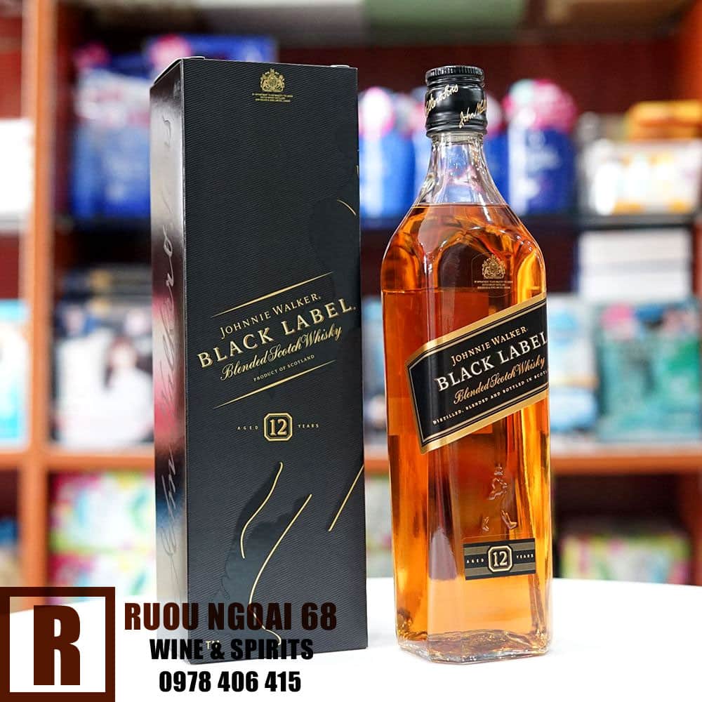 Rượu Johnnie Walker Black Label 12 Năm