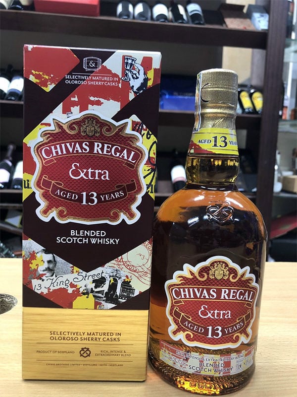 Rượu Chivas Extra 13 Năm Sherry Cask 8 Rượu Chivas Extra 13 Năm Sherry Cask chai hộp