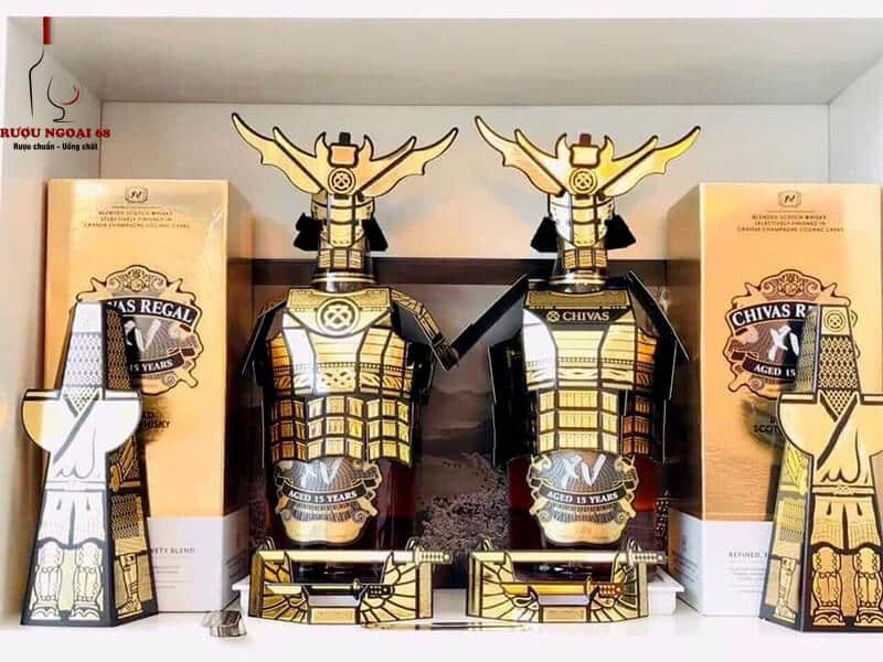 Rượu Chivas XV Samurai 5 Rượu Chivas XV Samurai Binh sĩ Nhật