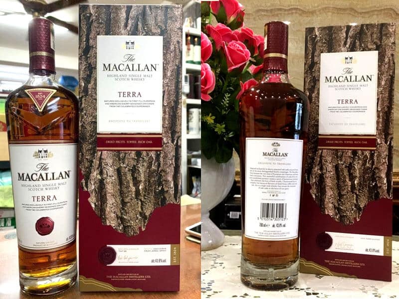 Rượu Macallan Terra 6 Rượu Macallan Terra trước sau