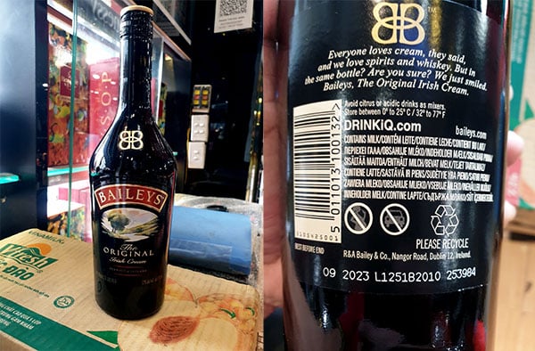 Rượu Sữa Baileys được khá nhiều người thích