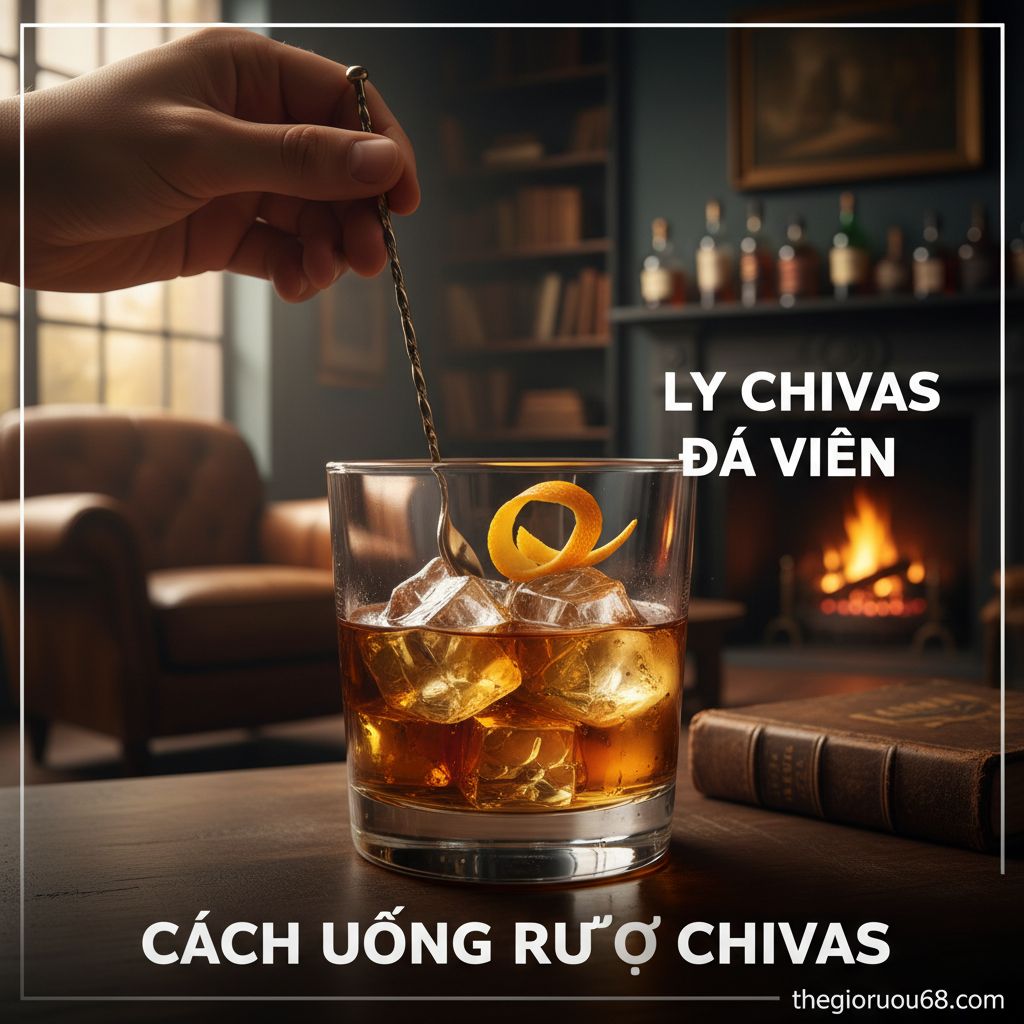 Ly Chivas đá viên
