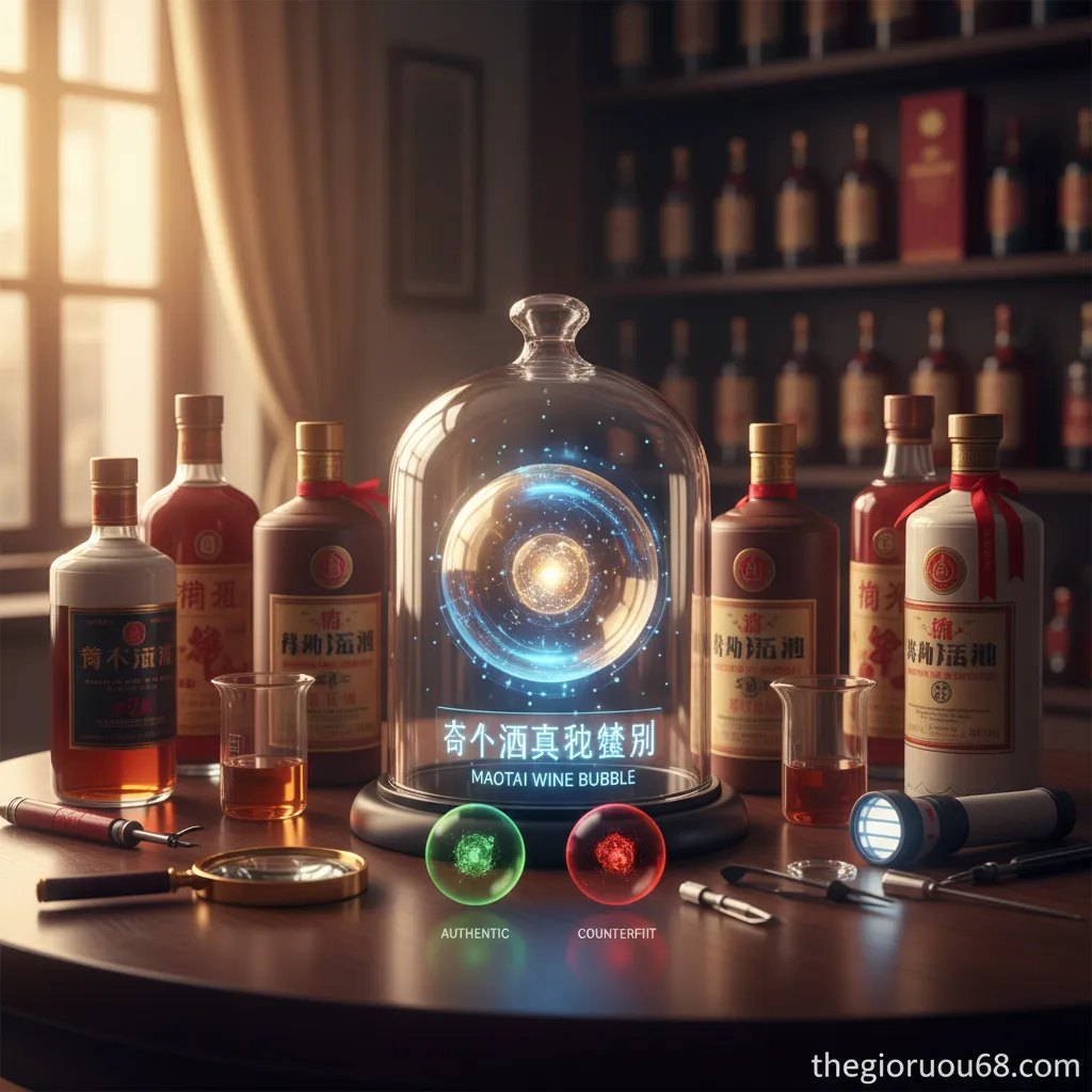 Cách phân biệt rượu Mao Đài thật giả cho người mới 5 Bong bóng rượu Mao Đài