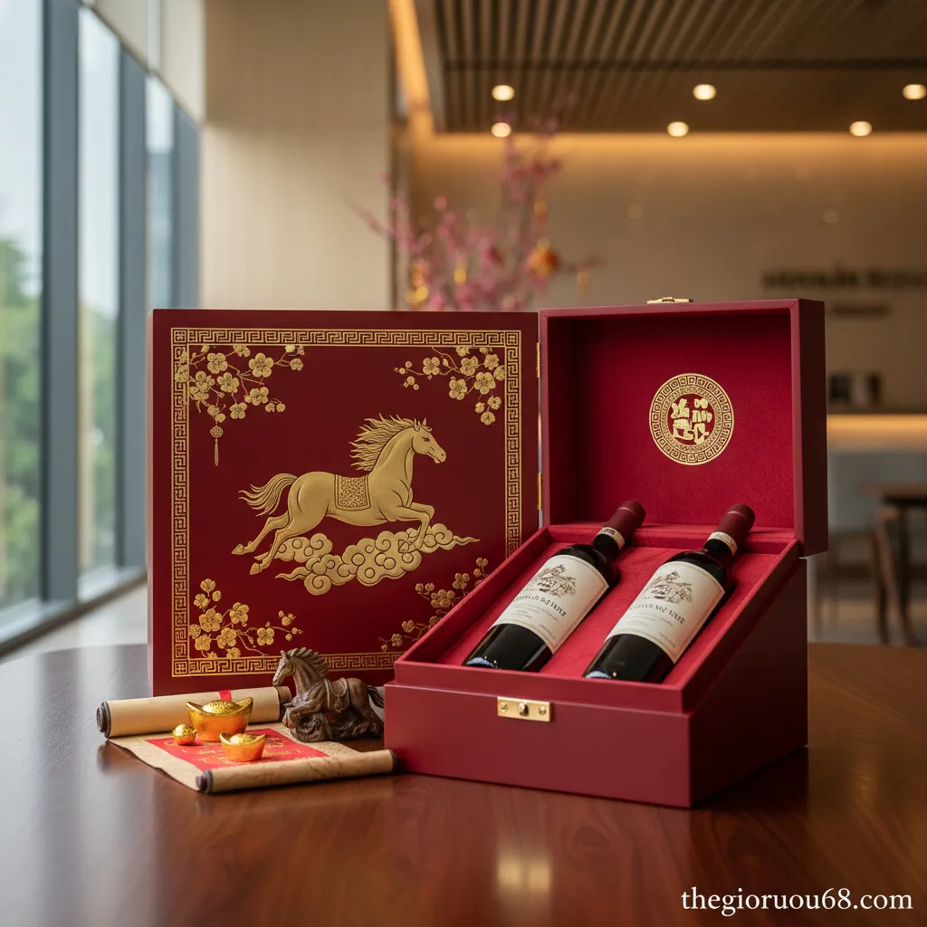 Hướng dẫn đặt hộp quà rượu Tết 2026 cho doanh nghiệp (số lượng lớn, in logo…)