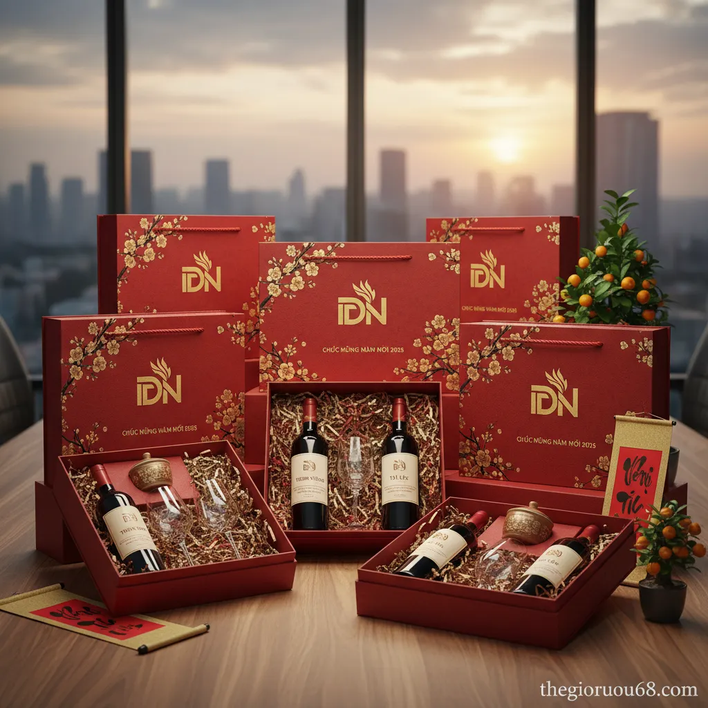 Hướng dẫn đặt hộp quà rượu Tết 2026 cho doanh nghiệp (số lượng lớn, in logo…)